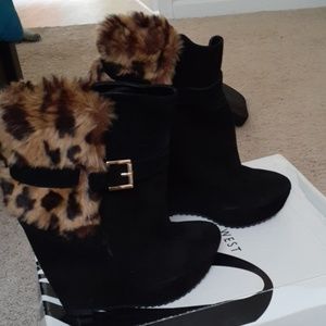 Nine West Black Wedges